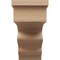 Ekena Millwork 11"W x 33"D x 22"H Classic Highland Rough Cedar Woodgrain TimberThane Corbel, Primed Tan CORUR11X33X22HLDRCPR - alternate 5